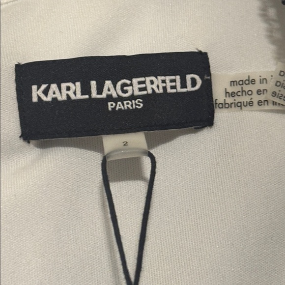 Karl Lagerfeld Lace Overlay Dress - Picture 4 of 9